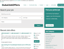 Tablet Screenshot of dubaijoboffers.com